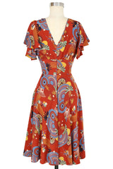 Sylvia Dress - Art Deco Swirls