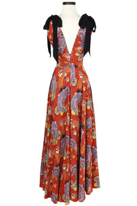 Toulouse Dress - Art Deco Swirls