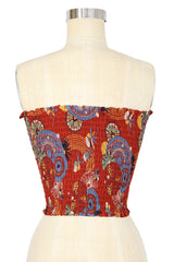 Tube Top - Art Deco Swirls