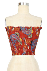 Tube Top - Art Deco Swirls