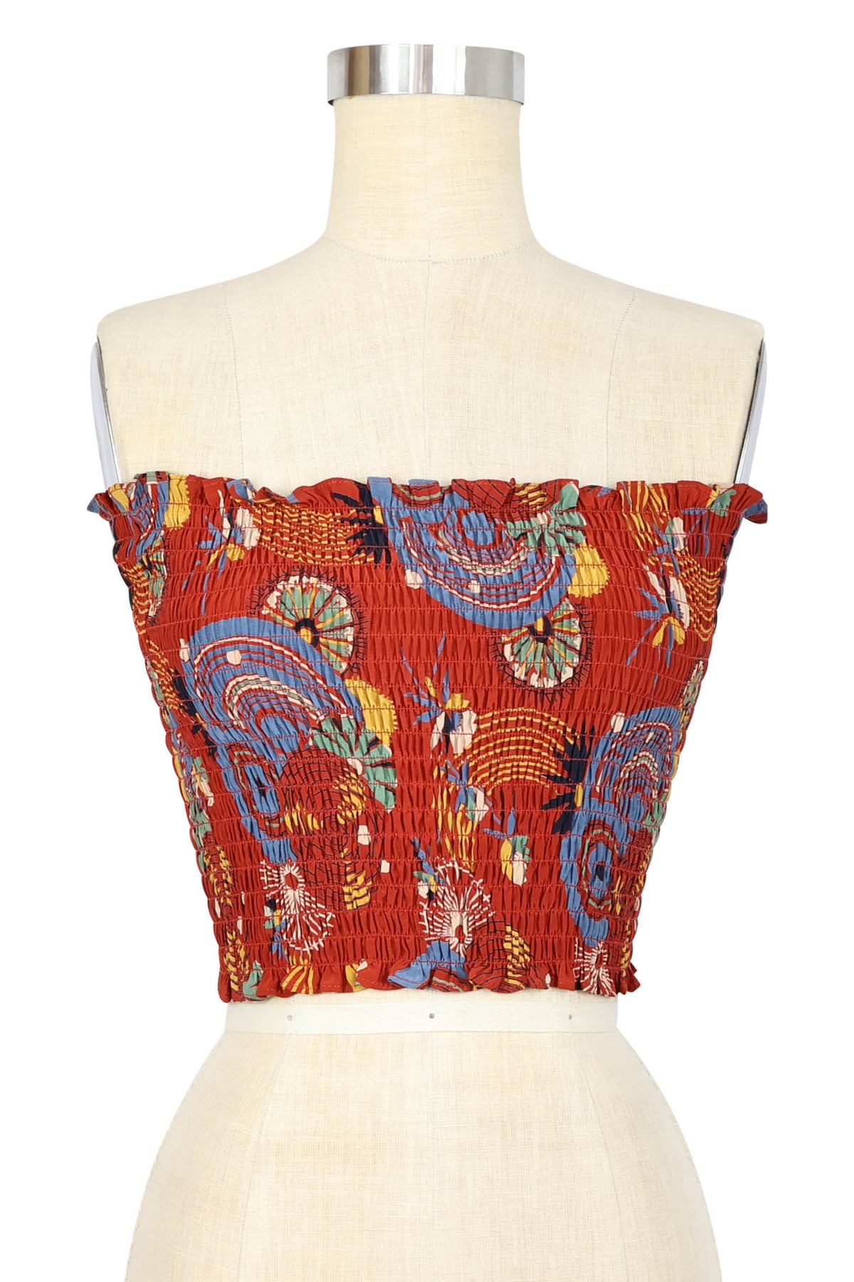 Tube Top - Art Deco Swirls