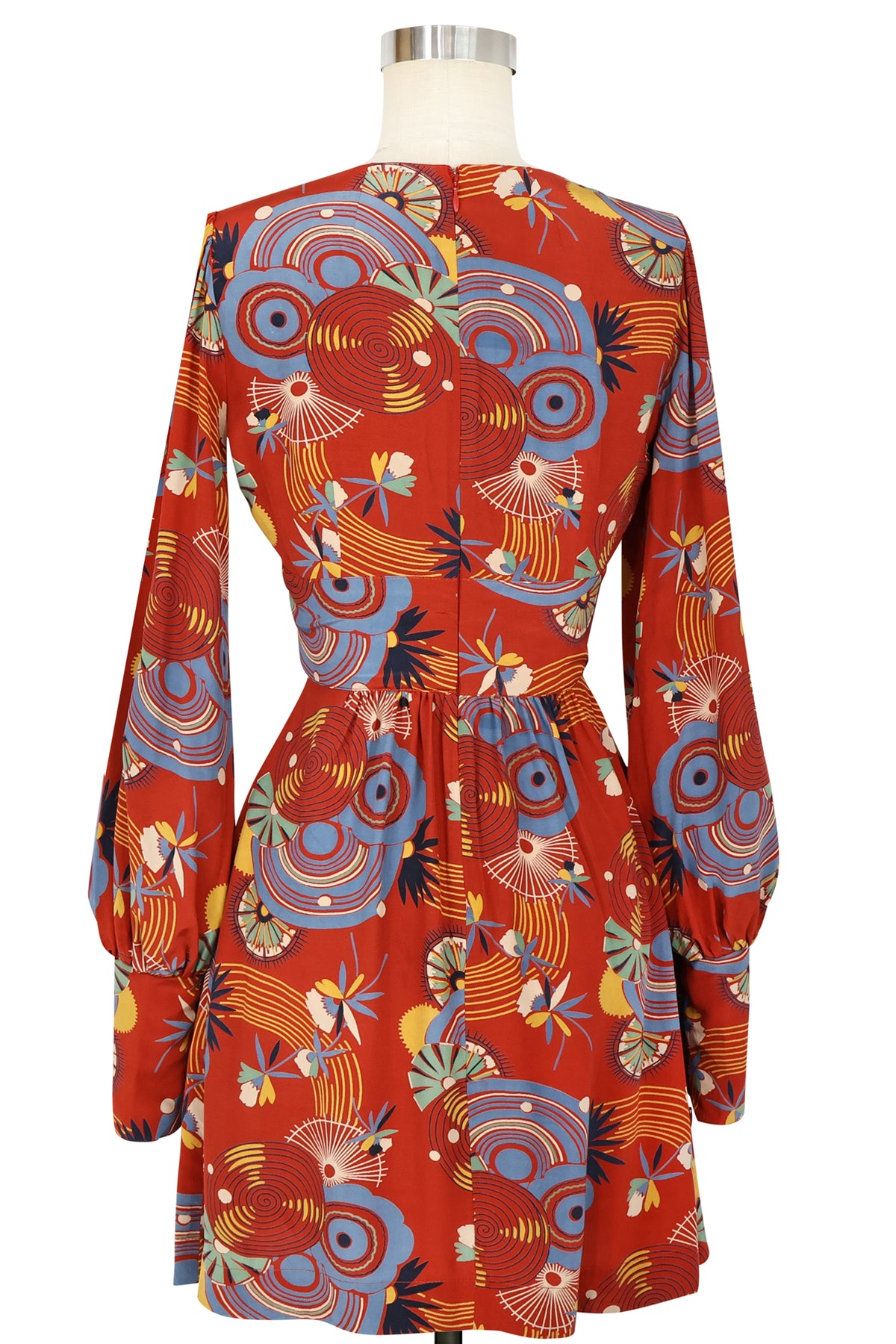 Tuesday Mini Dress - Art Deco Swirls
