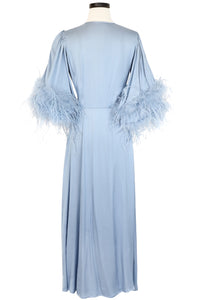 Glam Harlow Robe - Blue Fog