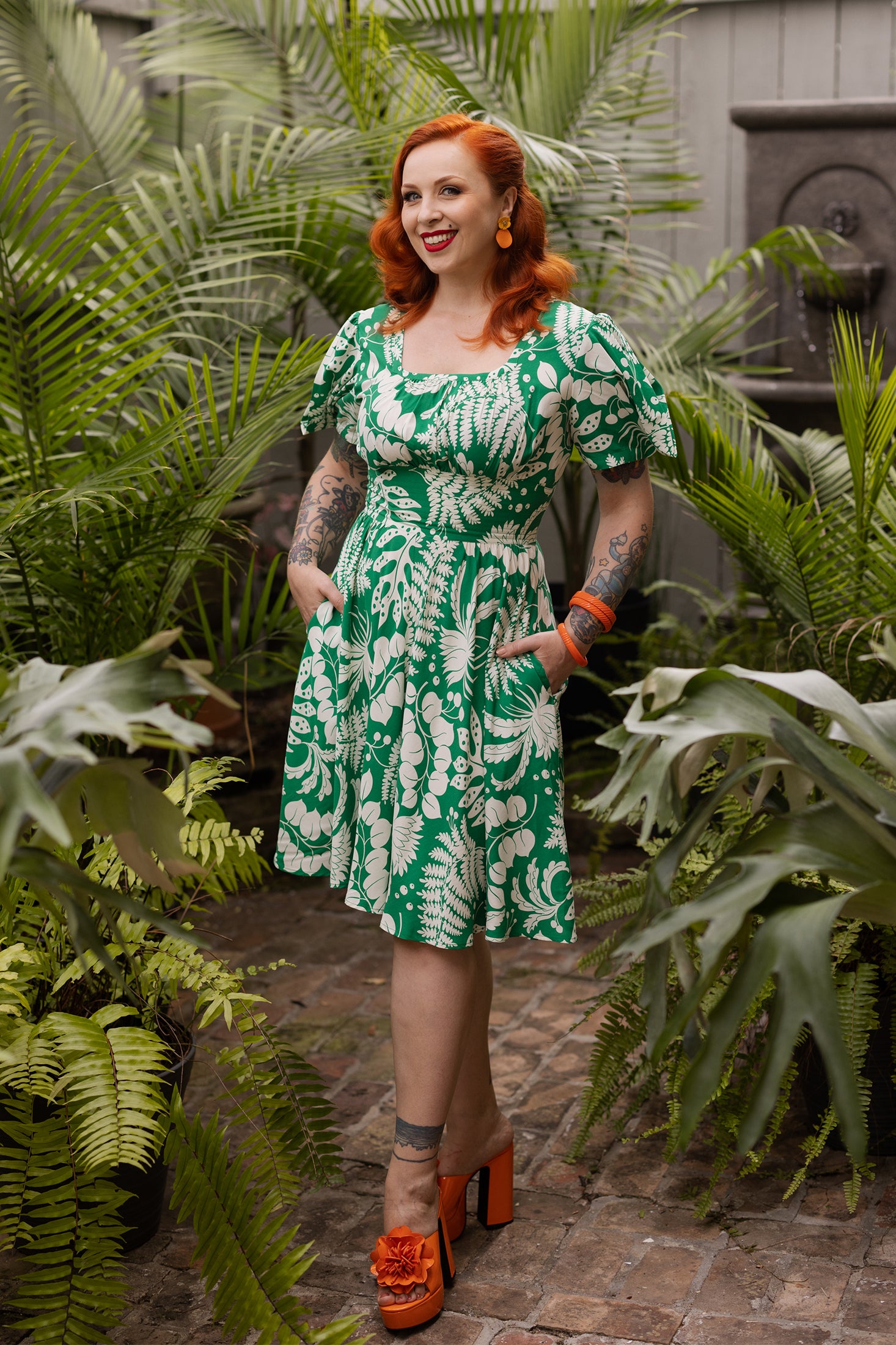 Stork Club Short Dress - Botanist