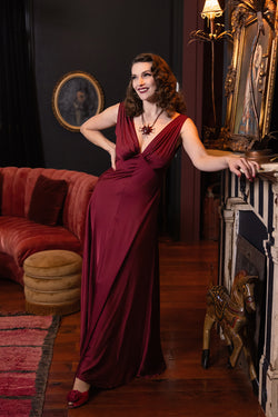 30s Bias Gown - Scarlet Starlet