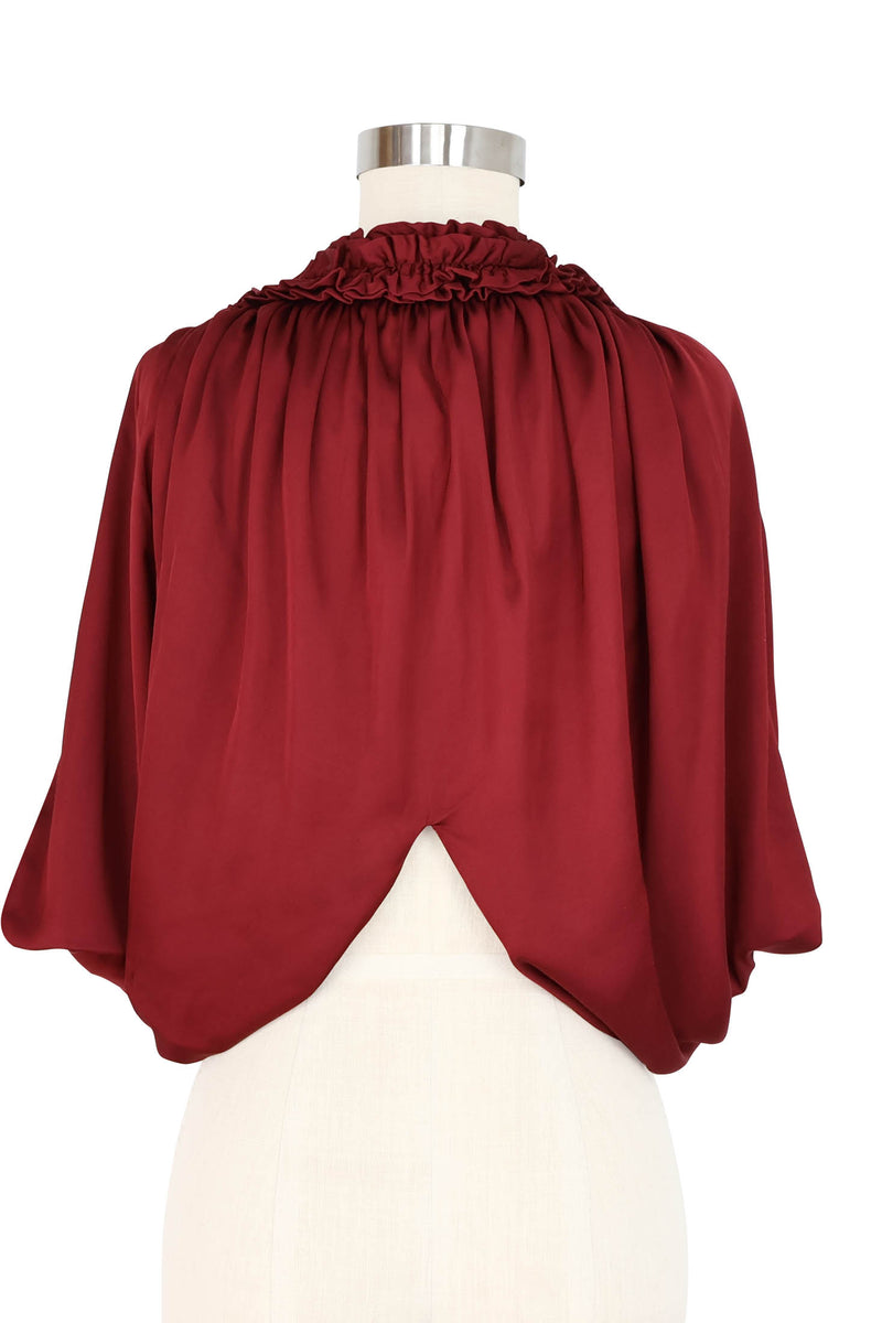 30s Drape Cape Top - Scarlet Starlet