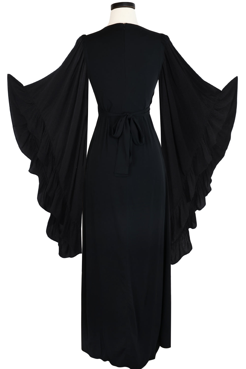 Butterfly Caftan Dress - Black XS Butterfly Caftan Dress - Black XS
