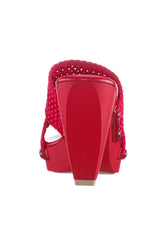 Nina Casino Sandals - Poppy Red