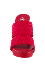 Nina Casino Sandals - Poppy Red