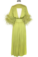 Glam Starlet Robe - Chartreuse
