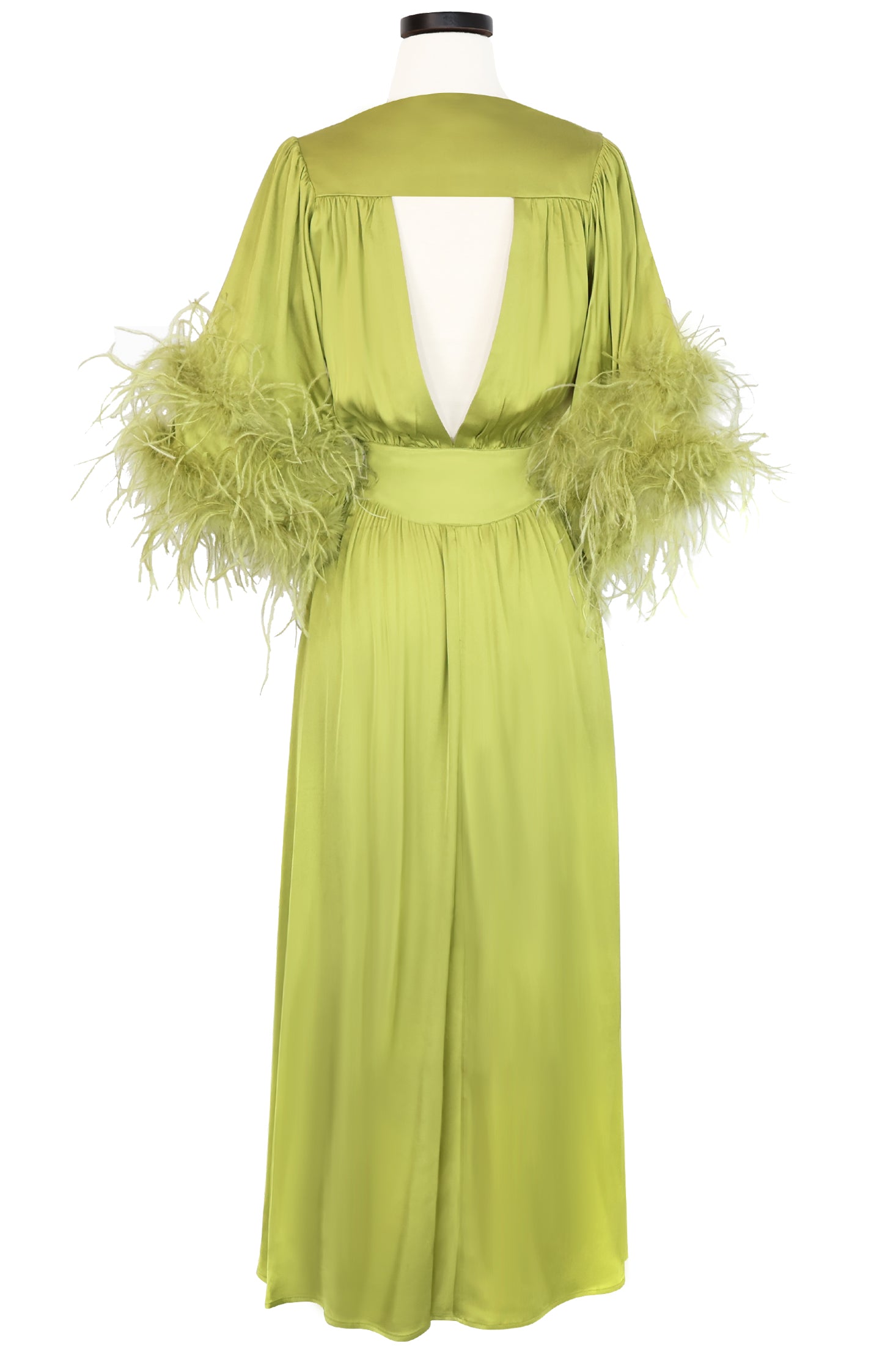 Glam Starlet Robe - Chartreuse