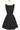 Audrey Mini Dress - Black Stretch Cotton