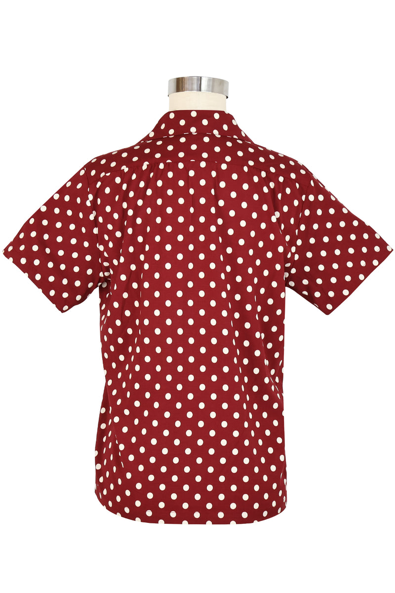 Freddy Shirt - Dubonnet Dots