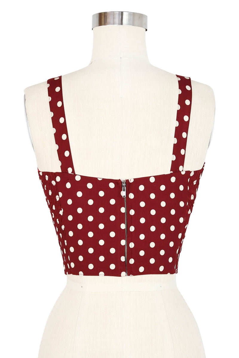 Hottie Top - Dubonnet Dots