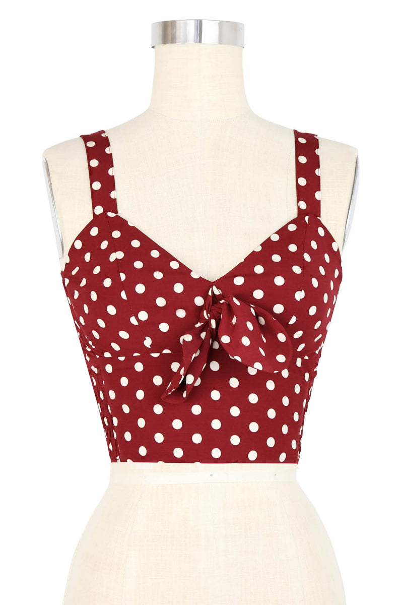 Hottie Top - Dubonnet Dots