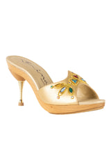 Nina Delight Heels - Gold ##description##