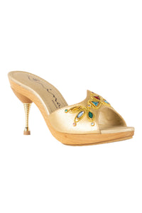 Nina Delight Heels - Gold ##description##
