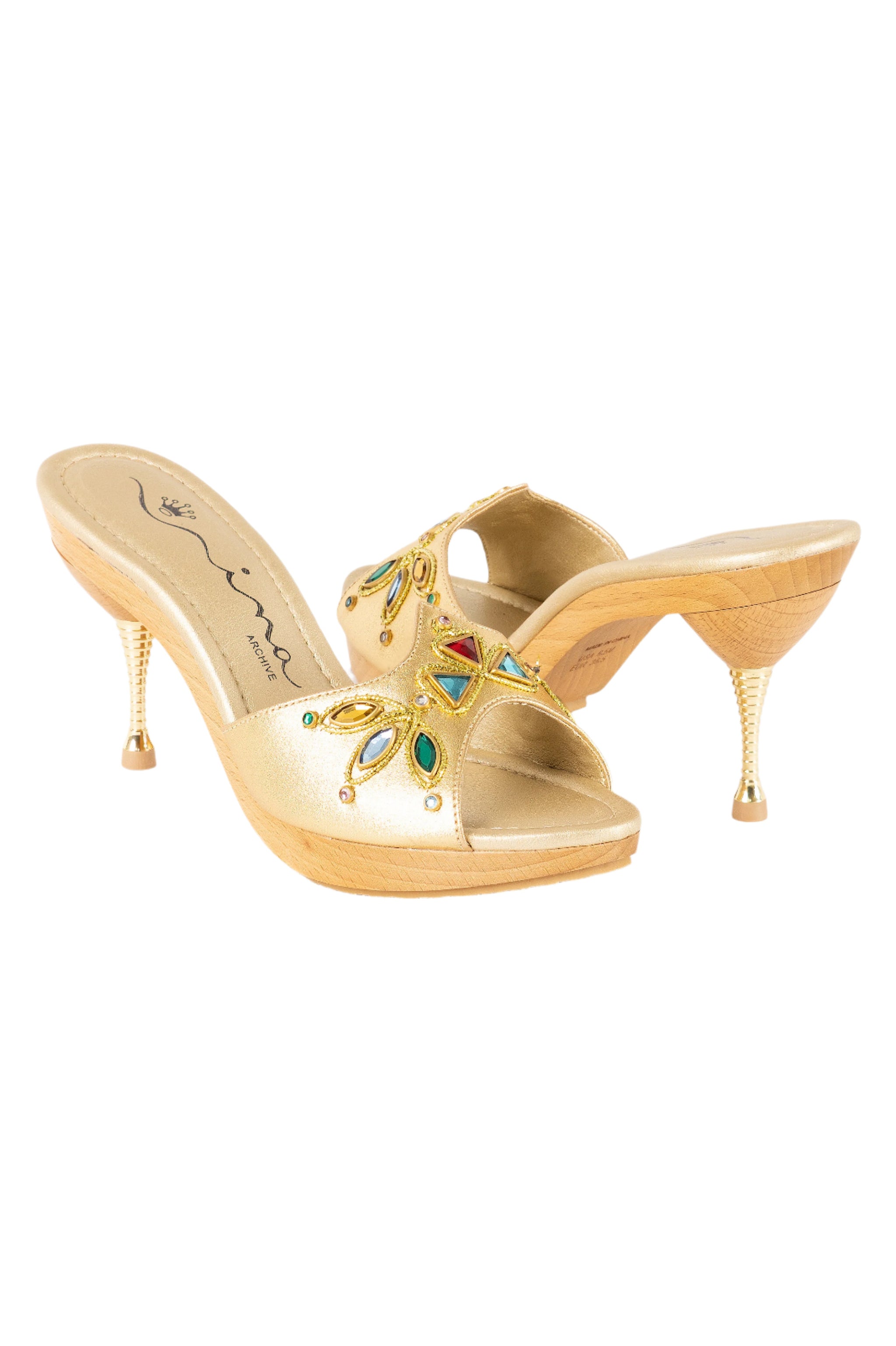 Nina Delight Heels - Gold ##description##
