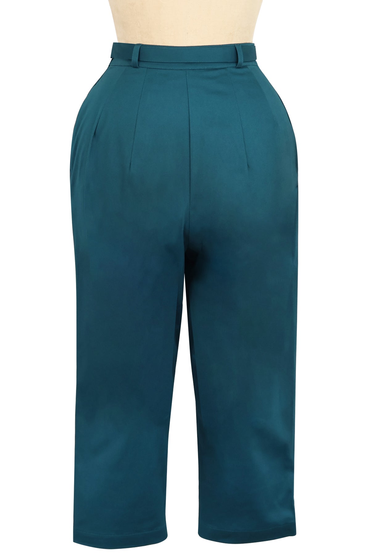 Trashy Diva - Trashy Diva Short Capri Pant - Deep Teal Stretch Cotton
