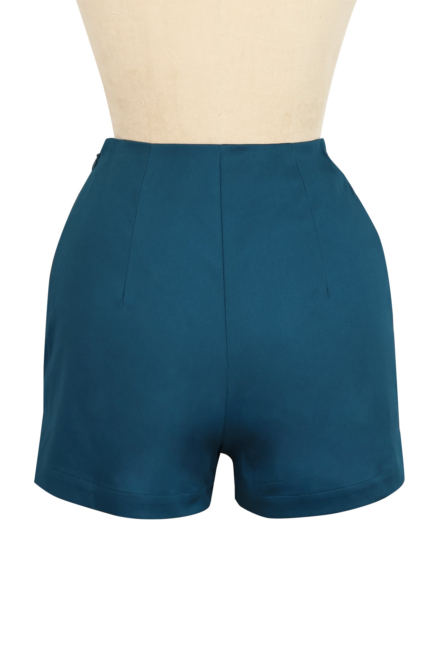 Hot Short - Deep Teal Stretch Cotton