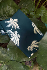 Wrap Scarf - Deep Teal Tropics