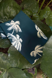 Wrap Scarf - Deep Teal Tropics