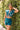 Alexa Petal Tie Top - Deep Teal Tropics