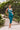 Short Capri Pant - Deep Teal Stretch Cotton
