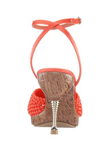 Nina Empire Heels - Coral