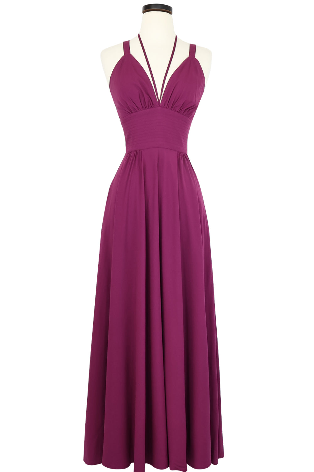 Minda Long Dress - Eggplant 14 Minda Long Dress - Eggplant 14