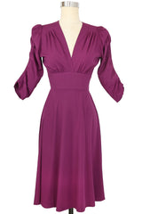 Rosalind Dress - Eggplant