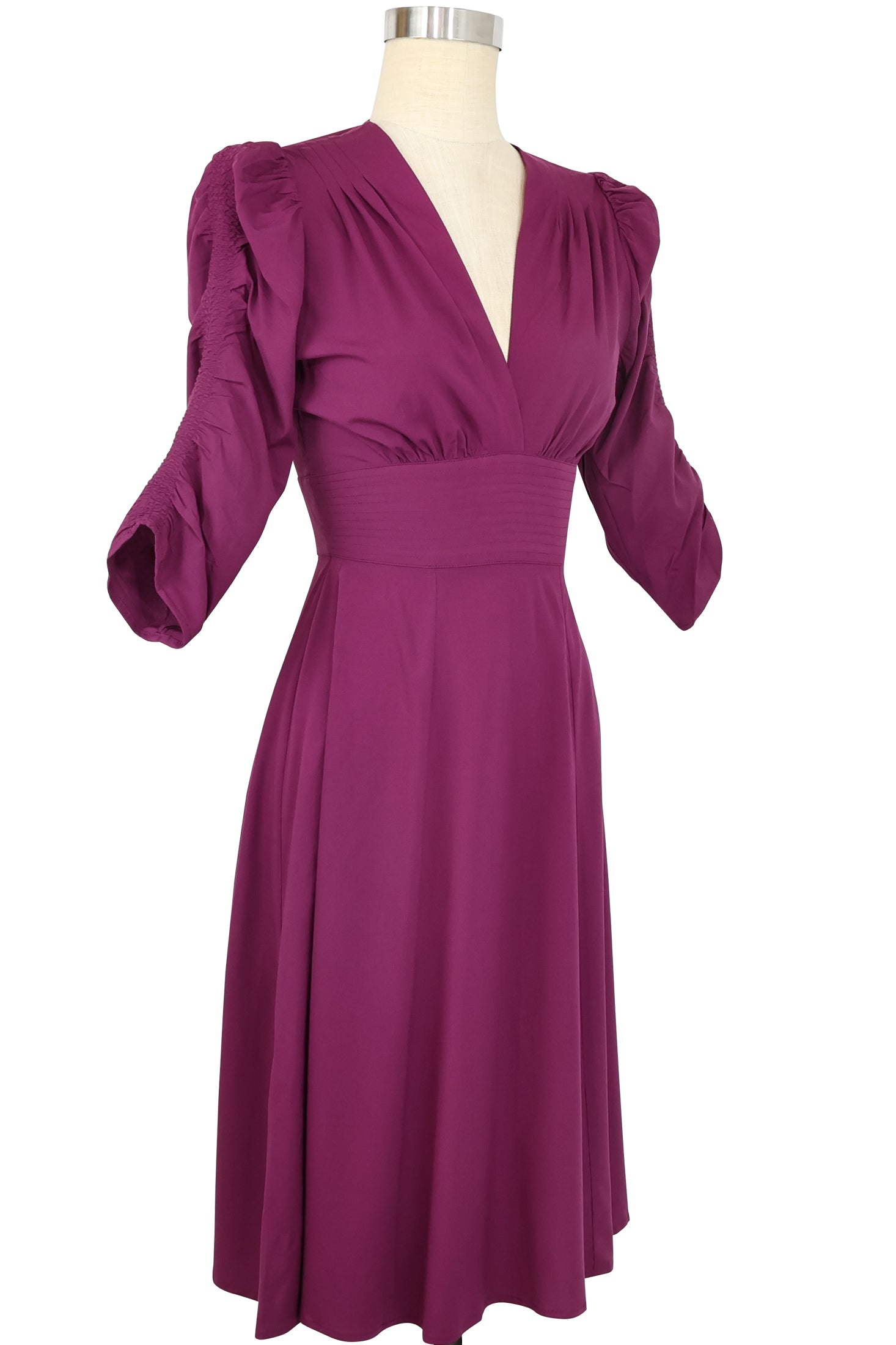 Rosalind Dress - Eggplant