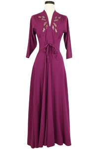 Sylvia Seaside Gown - Eggplant