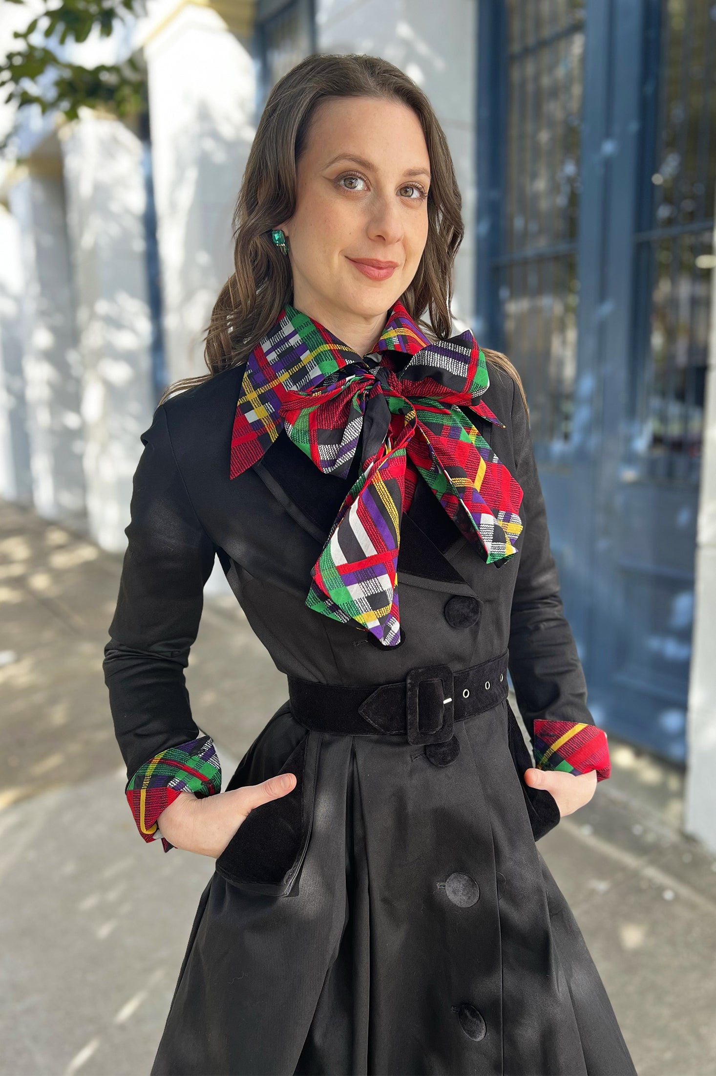 Fontaine Coat Dress Black Sale - Main Image