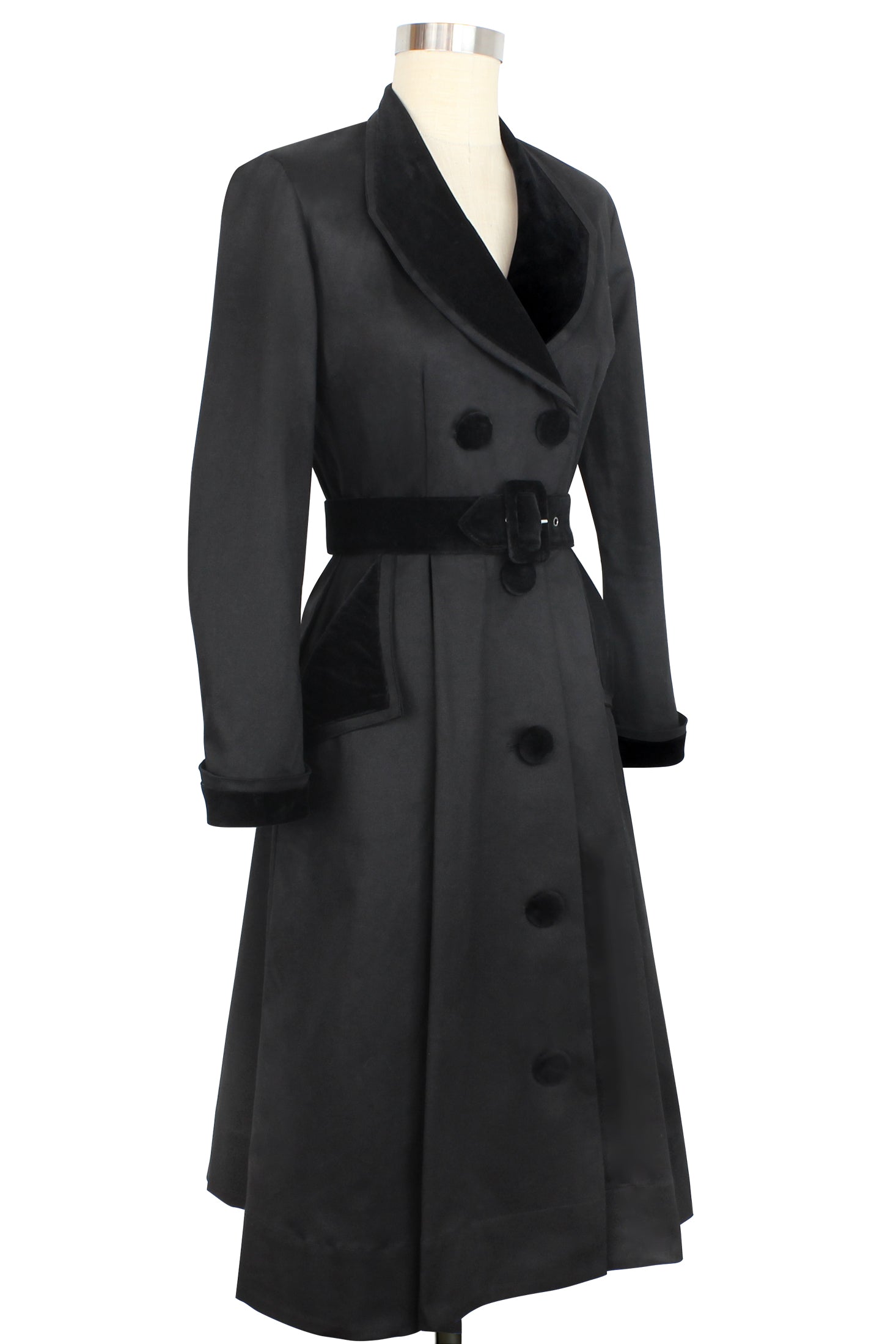 Fontaine Coat Dress - Black - Final Sale 0 Fontaine Coat Dress - Black - Final Sale 0