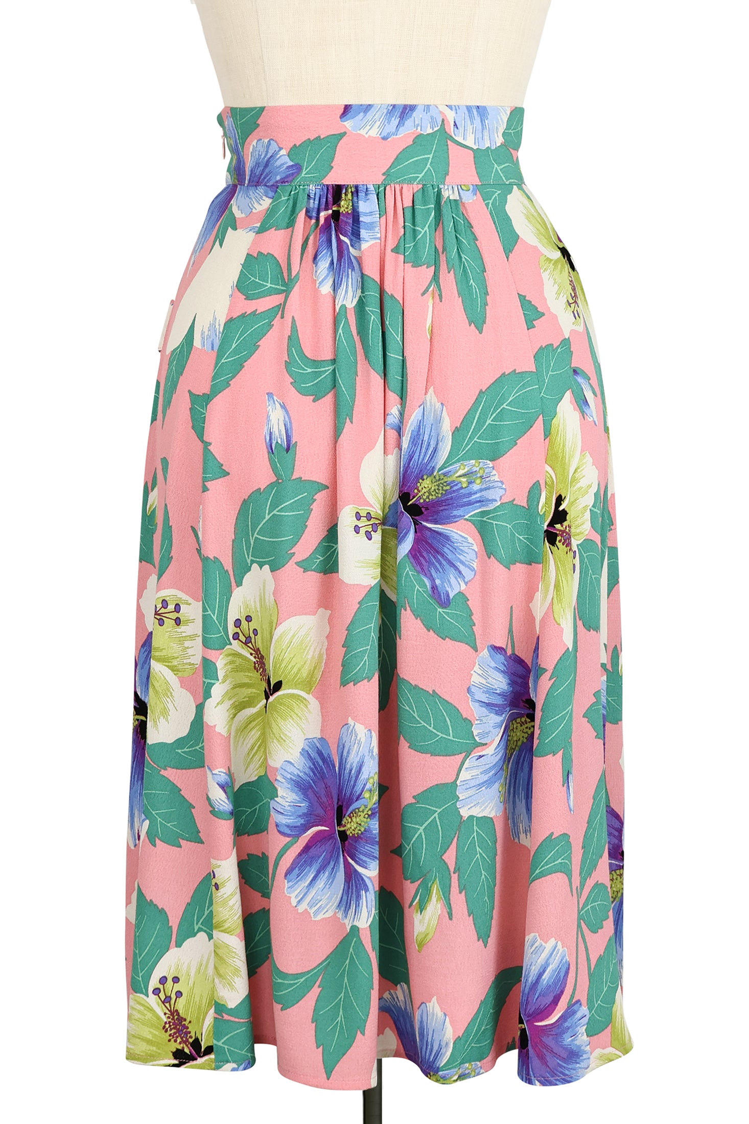 Hawaiian Hibiscus Ruffle Skirt