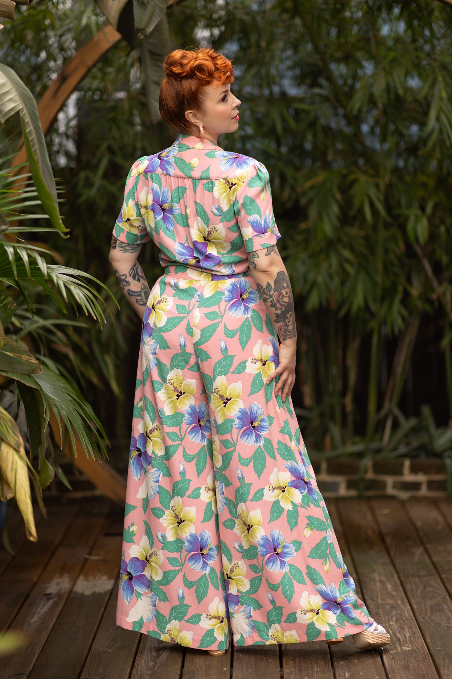 Belle Pants - Hibiscus - Sale