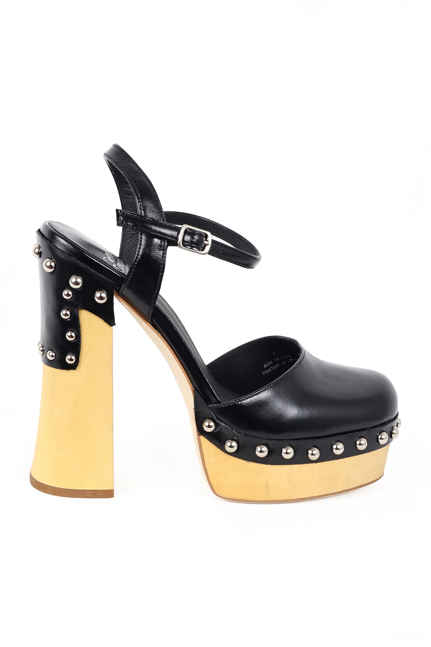 Jeffery Campbell Extrovert Platform pump - Black Silver