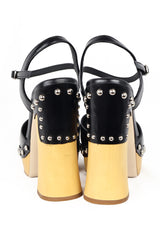 Jeffery Campbell Extrovert Platform pump - Black Silver
