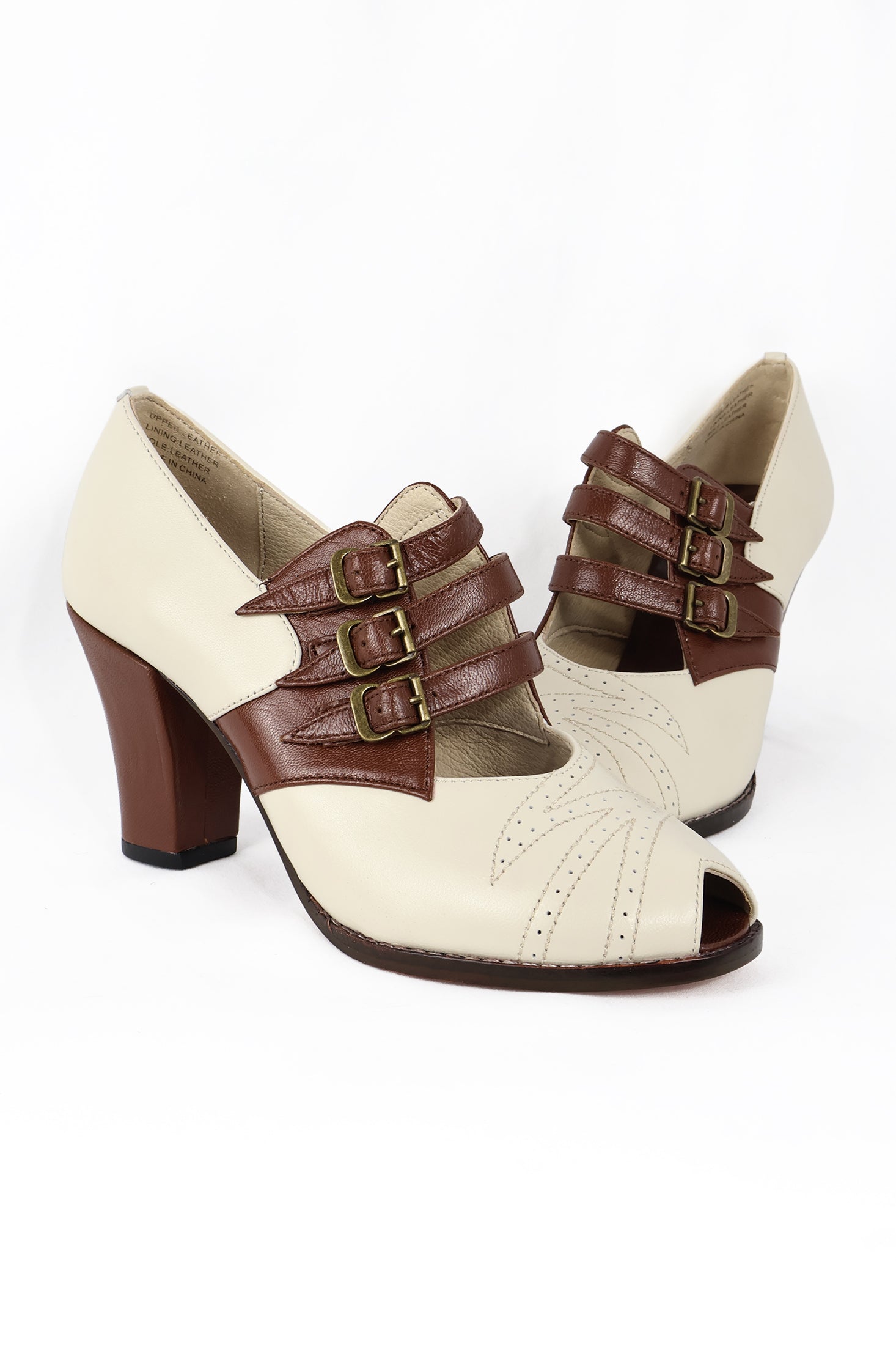 Re-Mix Aviator 3 - Ivory & Brown Combo