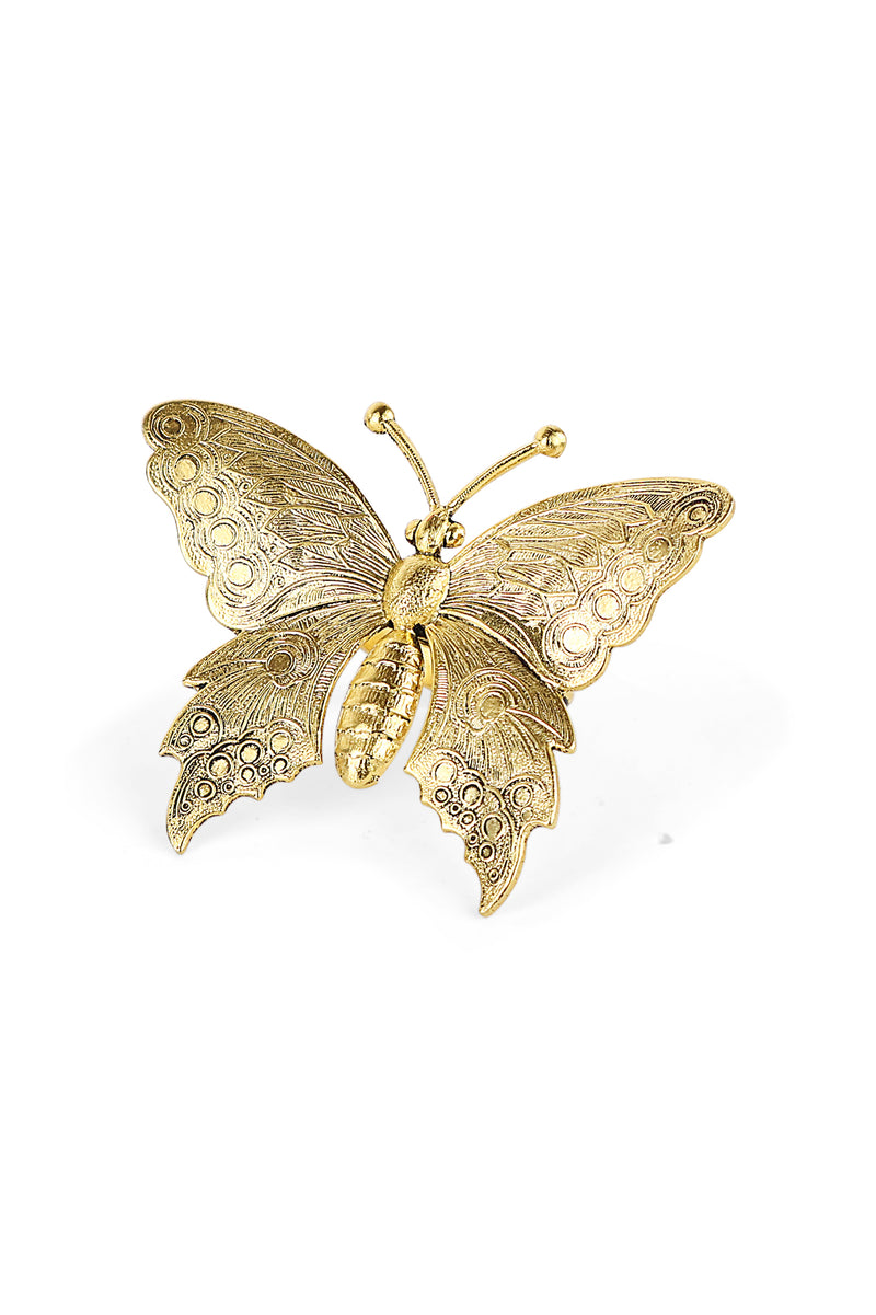 Yochi Large Butterfly Ring