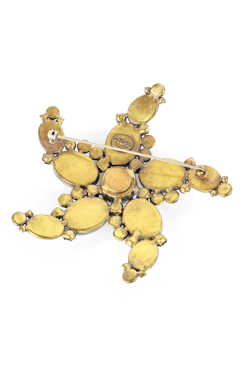 De Luxe Starfish Oversized Statement Brooch