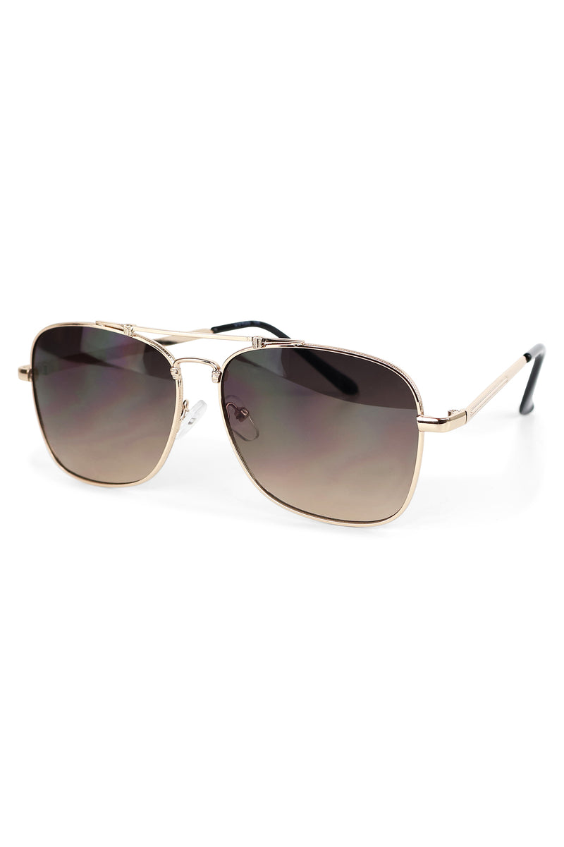 Metal Aviator Sunglasses