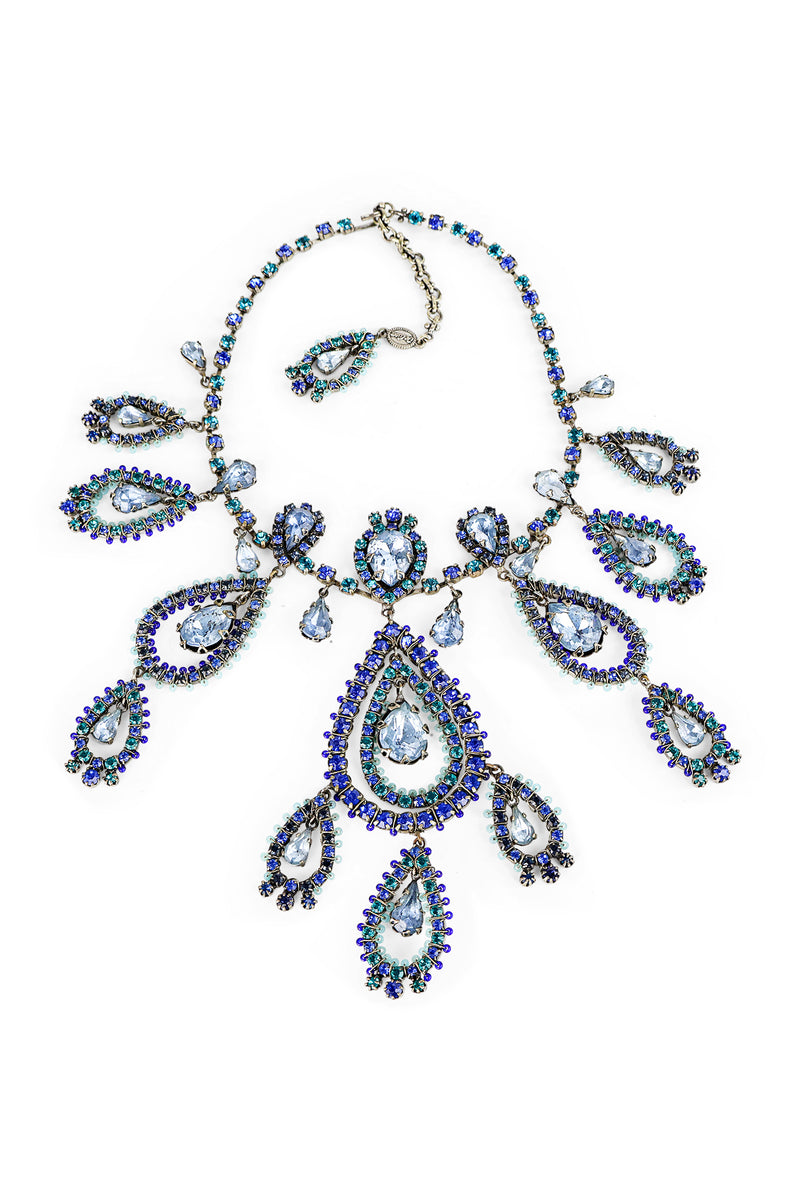 De Luxe Gypsy Teardrop Bib Necklace