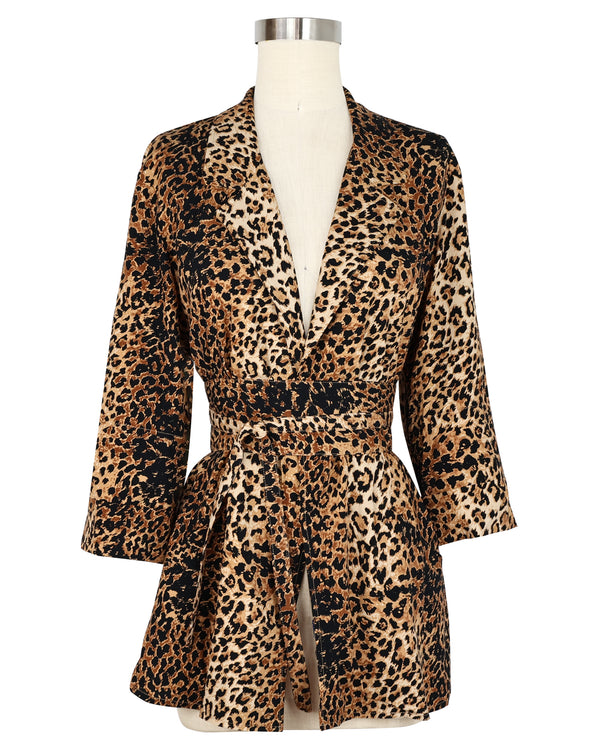 Heather Blazer - Leopard