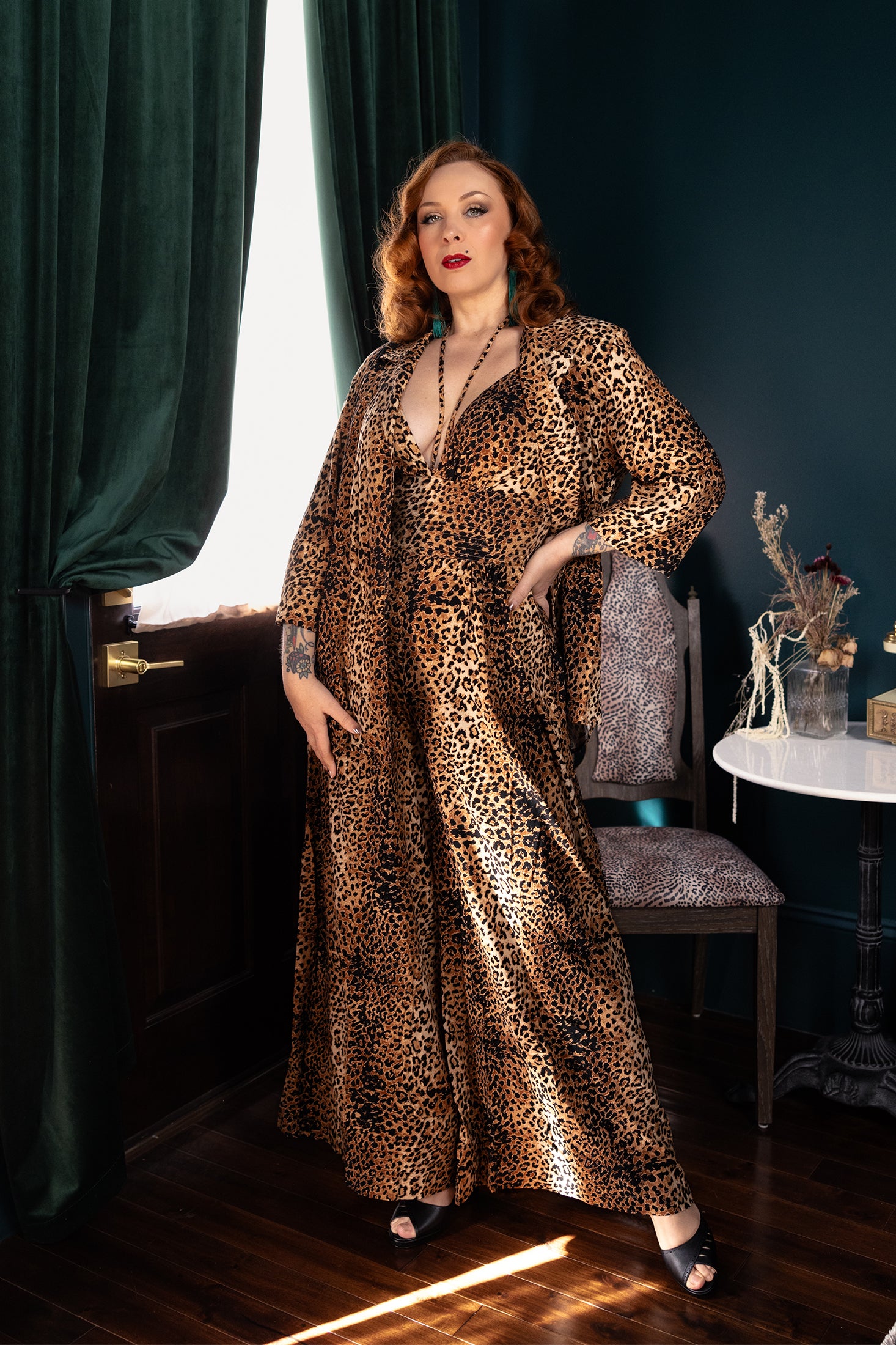 Trashy Diva - Trashy Diva Clothing Minda Jumpsuit - Leopard Print