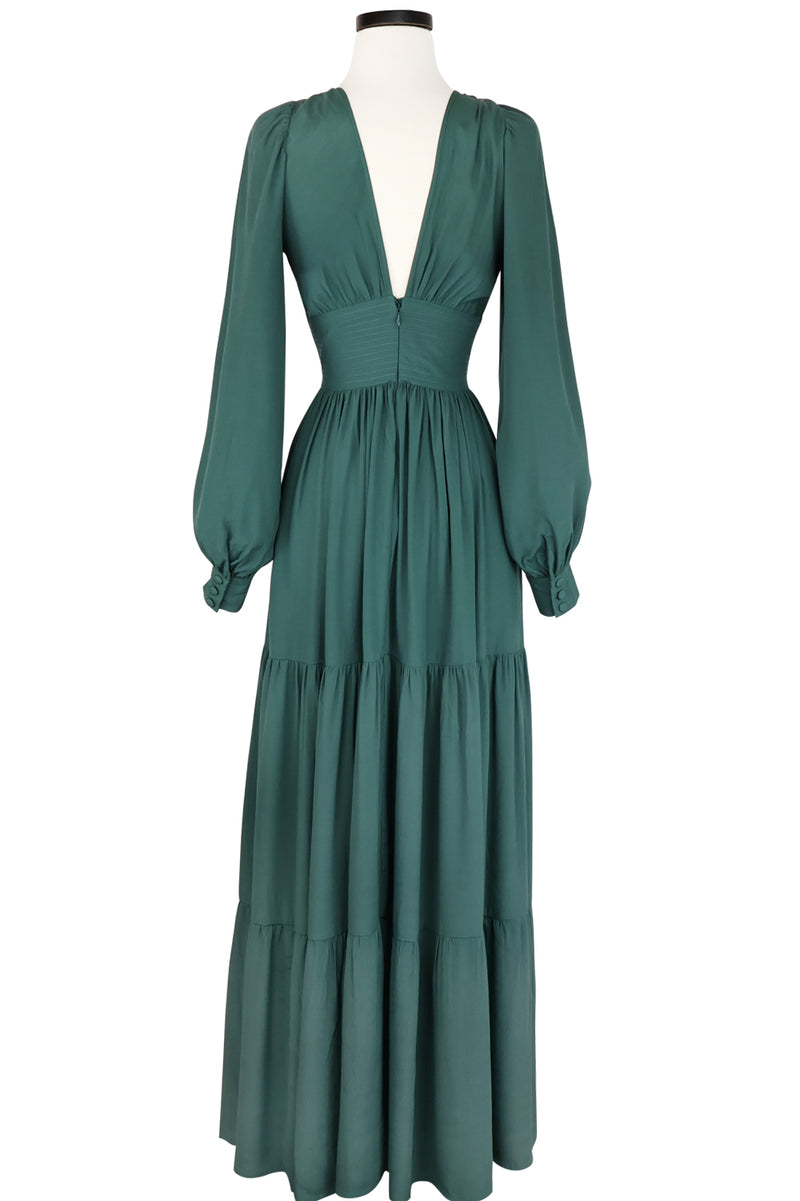 Guinevere Dress - Light Hunter Green