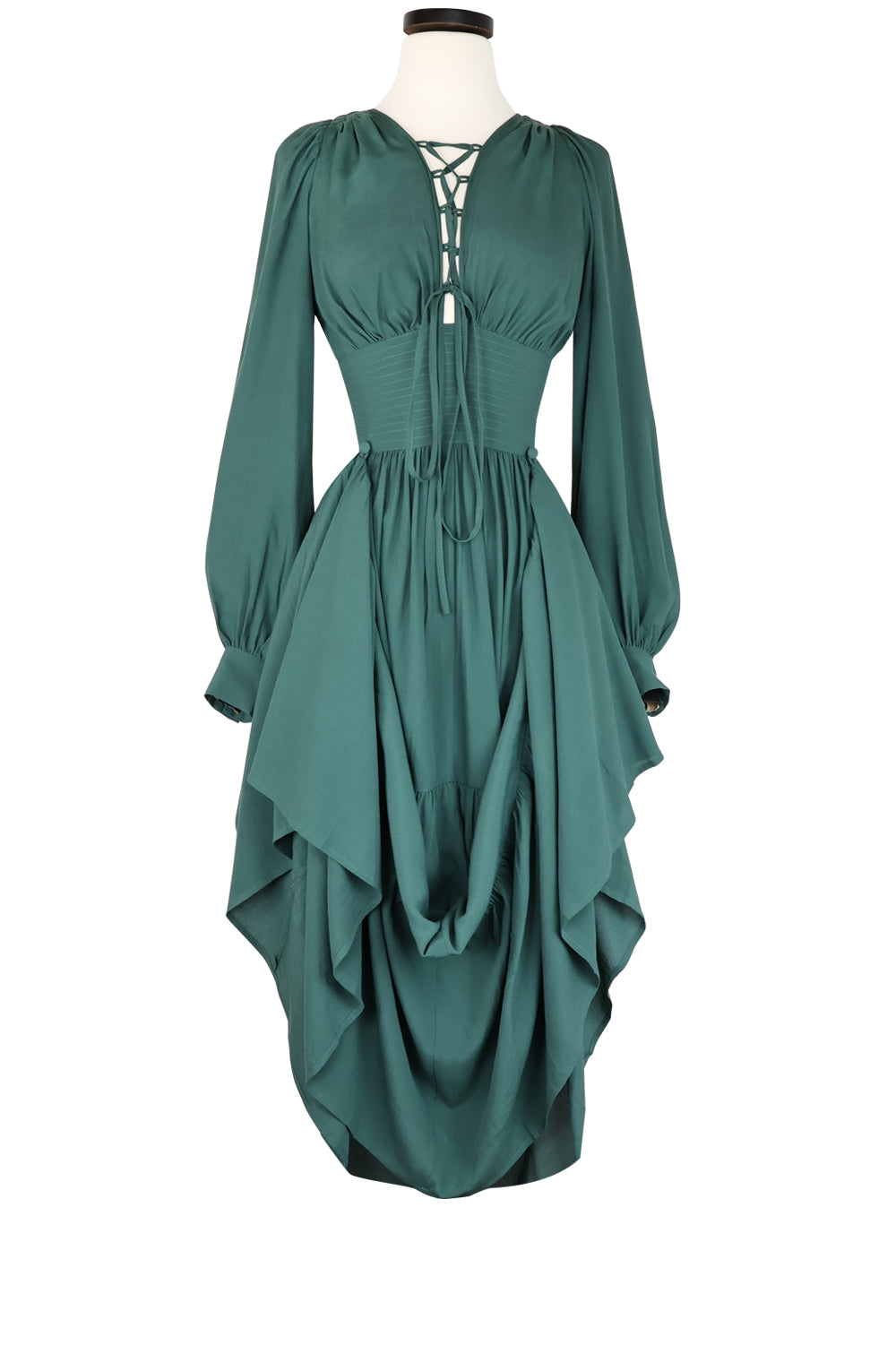 Guinevere Dress - Light Hunter Green - Sale 4 Guinevere Dress - Light Hunter Green - Sale 4