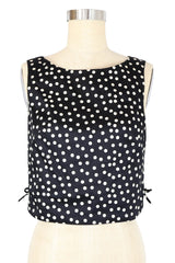 1960s Top - Lucille Dots