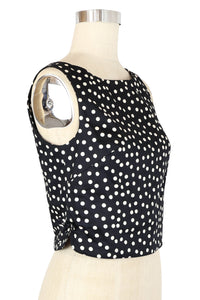 1960s Top - Lucille Dots